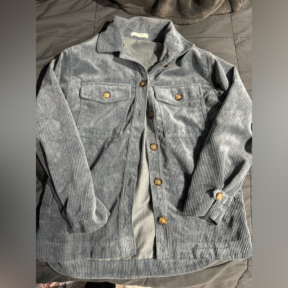 blue outterwear